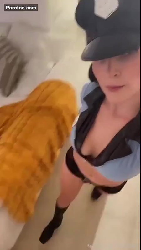 KittyPlays Sexy Police Outfit Fansly Set Leaked