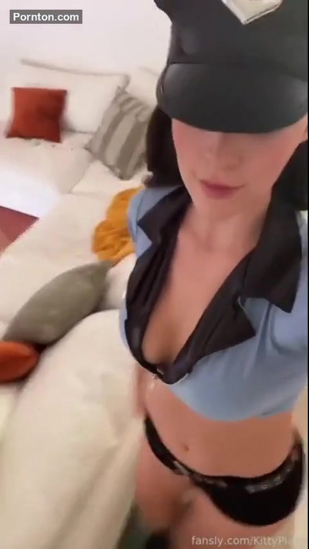 KittyPlays Sexy Police Outfit Fansly Set Leaked
