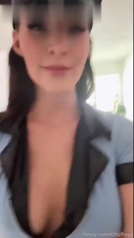 KittyPlays Sexy Police Outfit Fansly Set Leaked