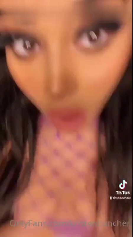Kristen Hancher See Through Fishnet Lingerie Video Leaked – OnlyFans