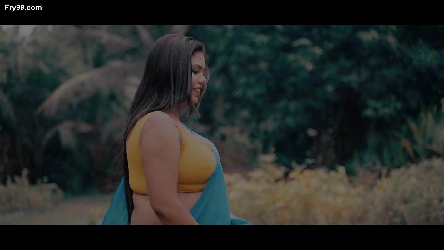 Bengal Beauty Barsha Teasing in Sky Blue Saree