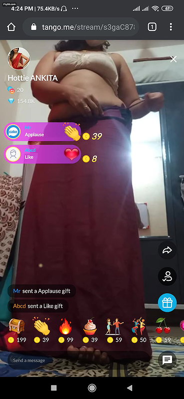 Hottie Ankita Super Hot Live