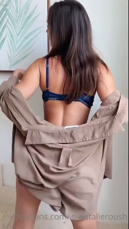 Natalie Roush Sexy See-Through Lounge Lingerie Onlyfans Set Leaked