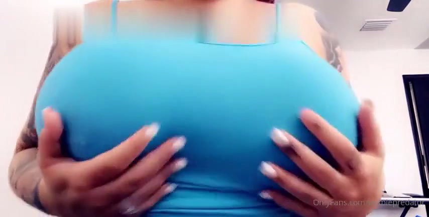 PurplePredator OnlyFans Big Tits Tease Video