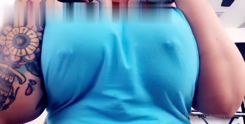 PurplePredator OnlyFans Big Tits Tease Video