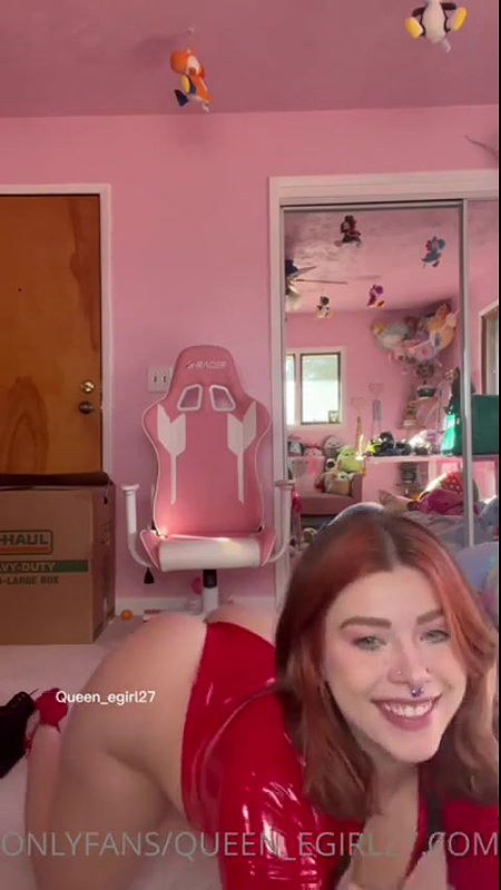 Queen_Egirl27 Nude BBC Dildo Masturbation Video Leaked