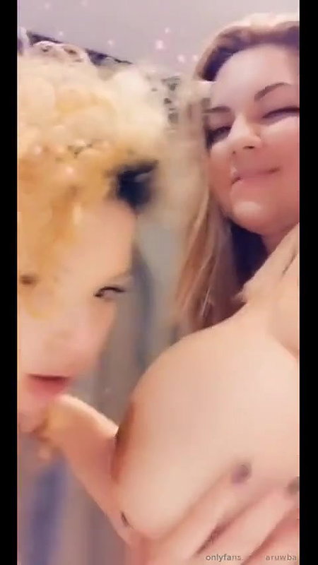 Ruwba Lesbian Kissing & Sucking Big Tits Video Leaked – OnlyFans