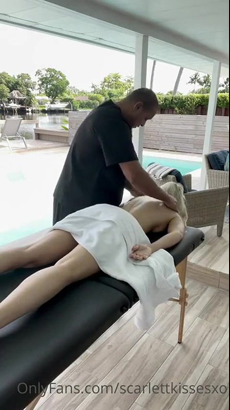 ScarlettKissesXO Massage Therapist Fucking Video Leaked – OnlyFans