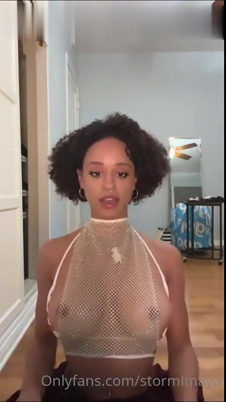 Stormi Maya Nude Mesh Top Onlyfans Video Leaked