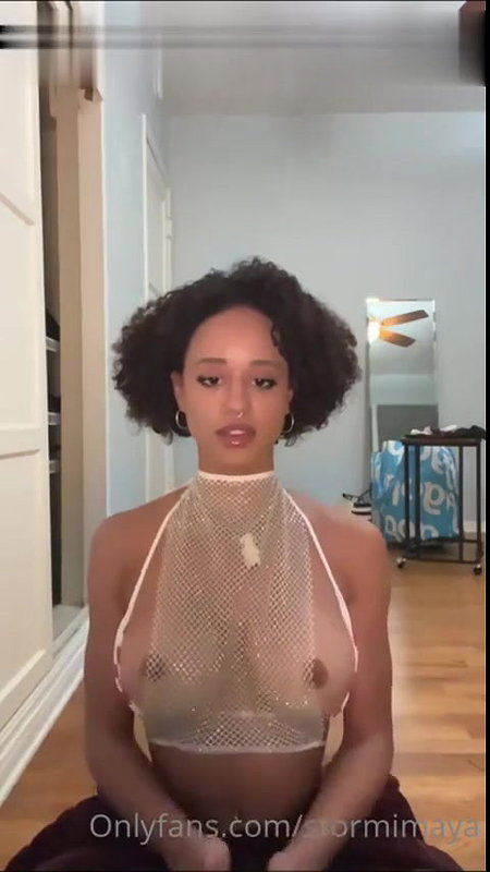 Stormi Maya Nude Mesh Top Onlyfans Video Leaked