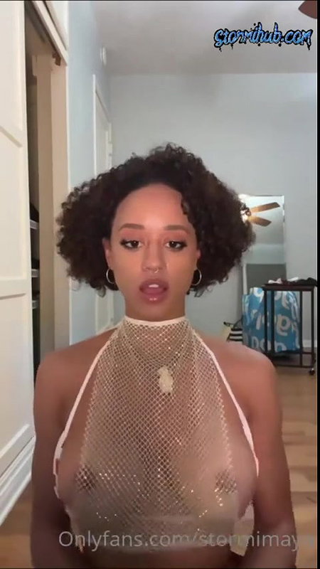 Stormi Maya Nude Mesh Top Onlyfans Video Leaked