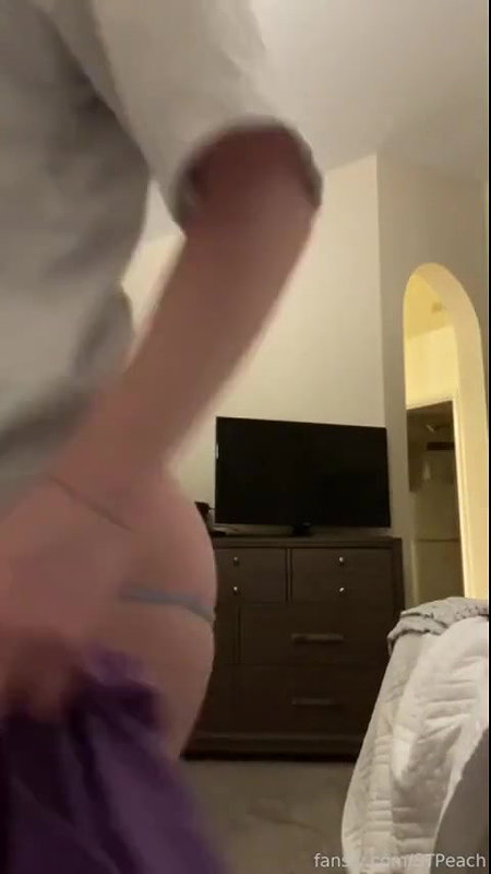 TPeach Thong Outfit Strip Tease Fansly Video Leaked