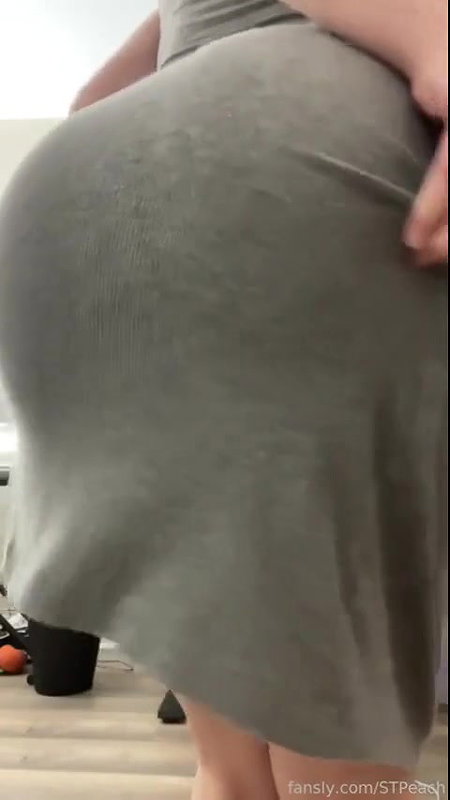 STPeach Tight Dress Strip Ass Spanking Fansly Set Leaked
