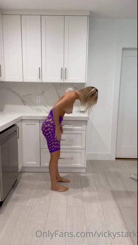 Vicky Stark Nude Mesh Outfits Try On Video Leaked – OnlyFans