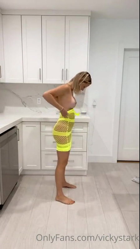 Vicky Stark Nude Mesh Outfits Try On Video Leaked – OnlyFans