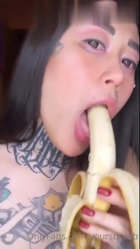 Yoursuccub OnlyFans Banana Sucking Video