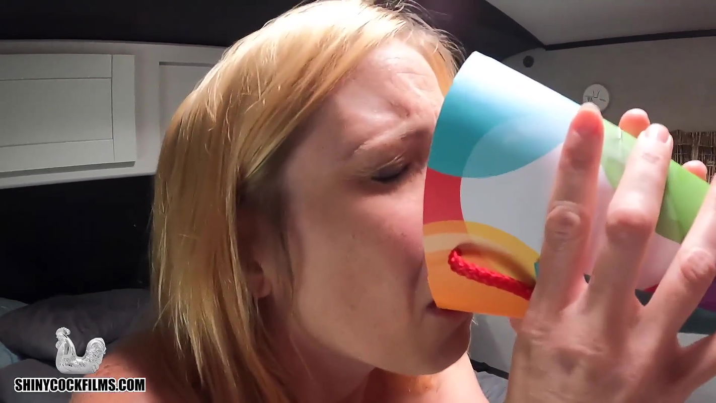 Stepmom's Birthday Surprise – must see cumshot!!