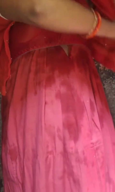 Desi indian village bhabhi bath