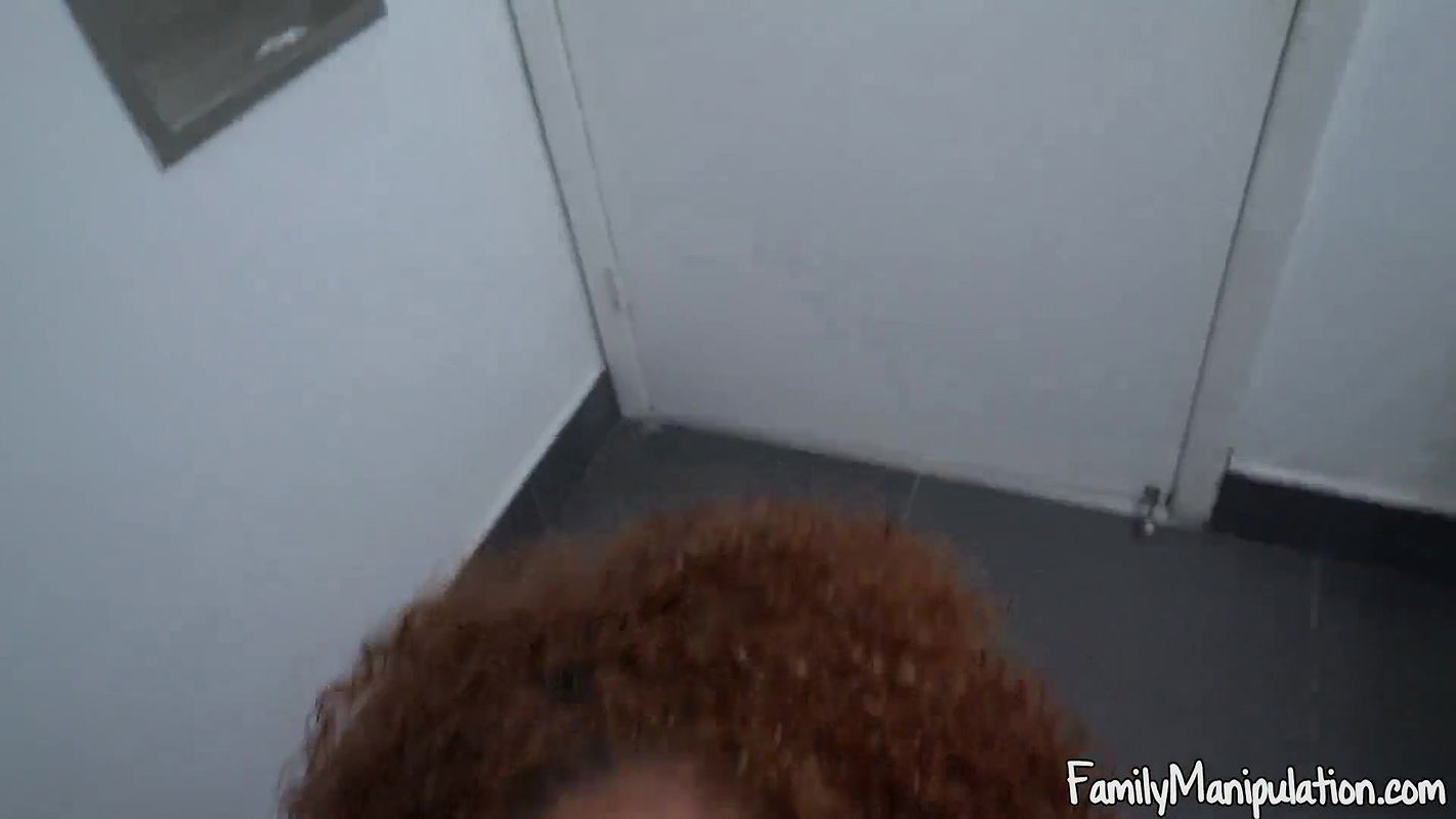 Horny Step Bro Fucks Step Sister Kendall Woods in Public Restroom!