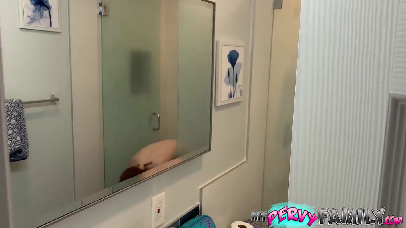 Ginger Stepsister with Huge Tits Likes it Rough