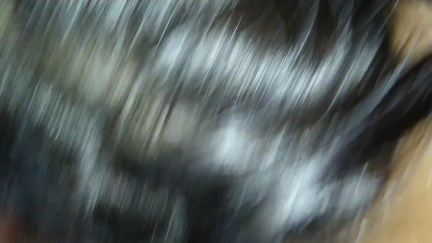 Bisexual cuckold threesome with cuckold hubby jerking off while I get fucked then he helps me to clean the cock