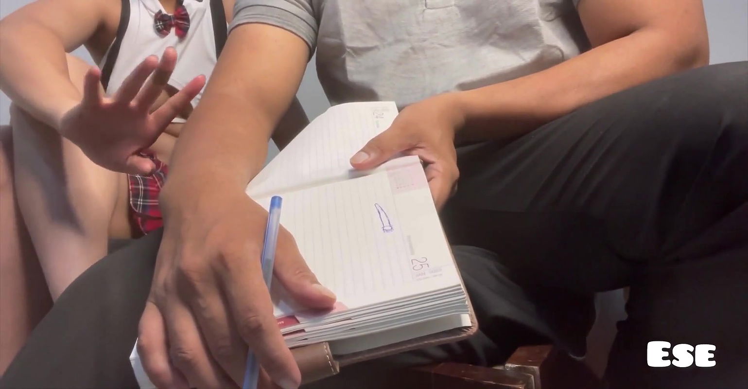 Teacher Teaches Student How to Do Sex