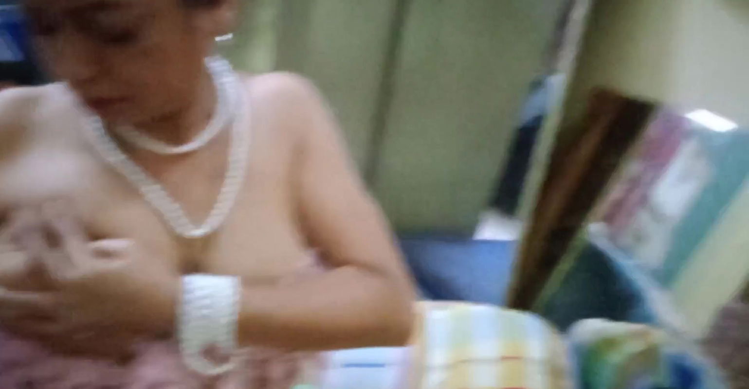 Sexy lady drinkl and smoke cigarette, and for play her nippal, breast, cigarette.smoke