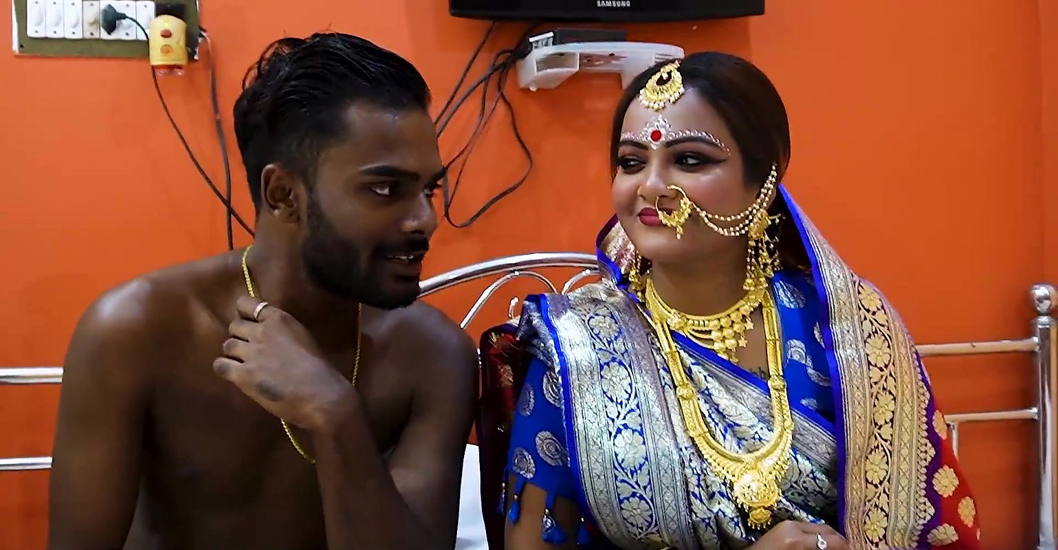 NEWLY MARRIED BRIDE & GROOM MAKE A DREAM STORY IN HER WEEDING NIGHT, DILDO FUCKING, HARDCORE SEX, SEXY SRABONI