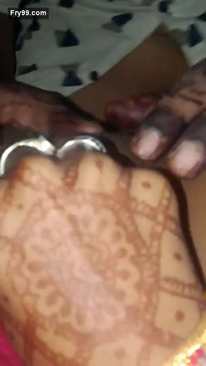 Newly married couple honeymoon sex