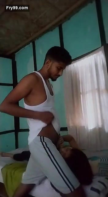 Young lover having