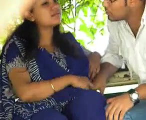 Boobs sucking in park