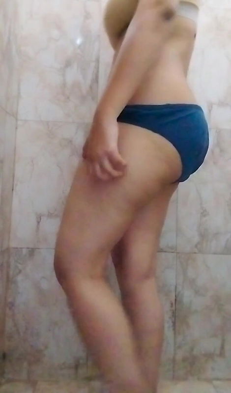 Hot Village girl take shower in home town