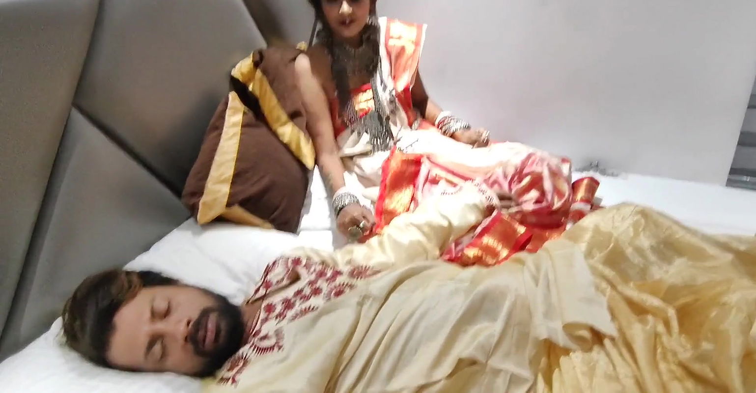 First Night of a newly married desi beautiful girl with addicted husband