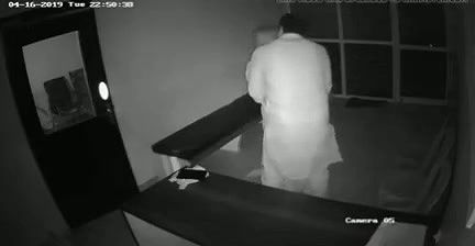 Caught in cctv