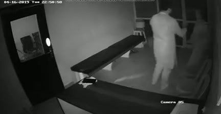 Caught in cctv