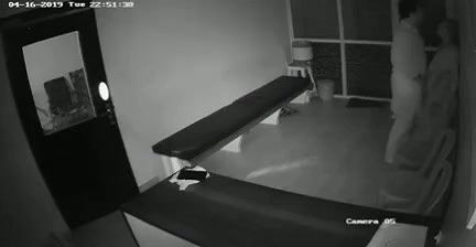 Caught in cctv