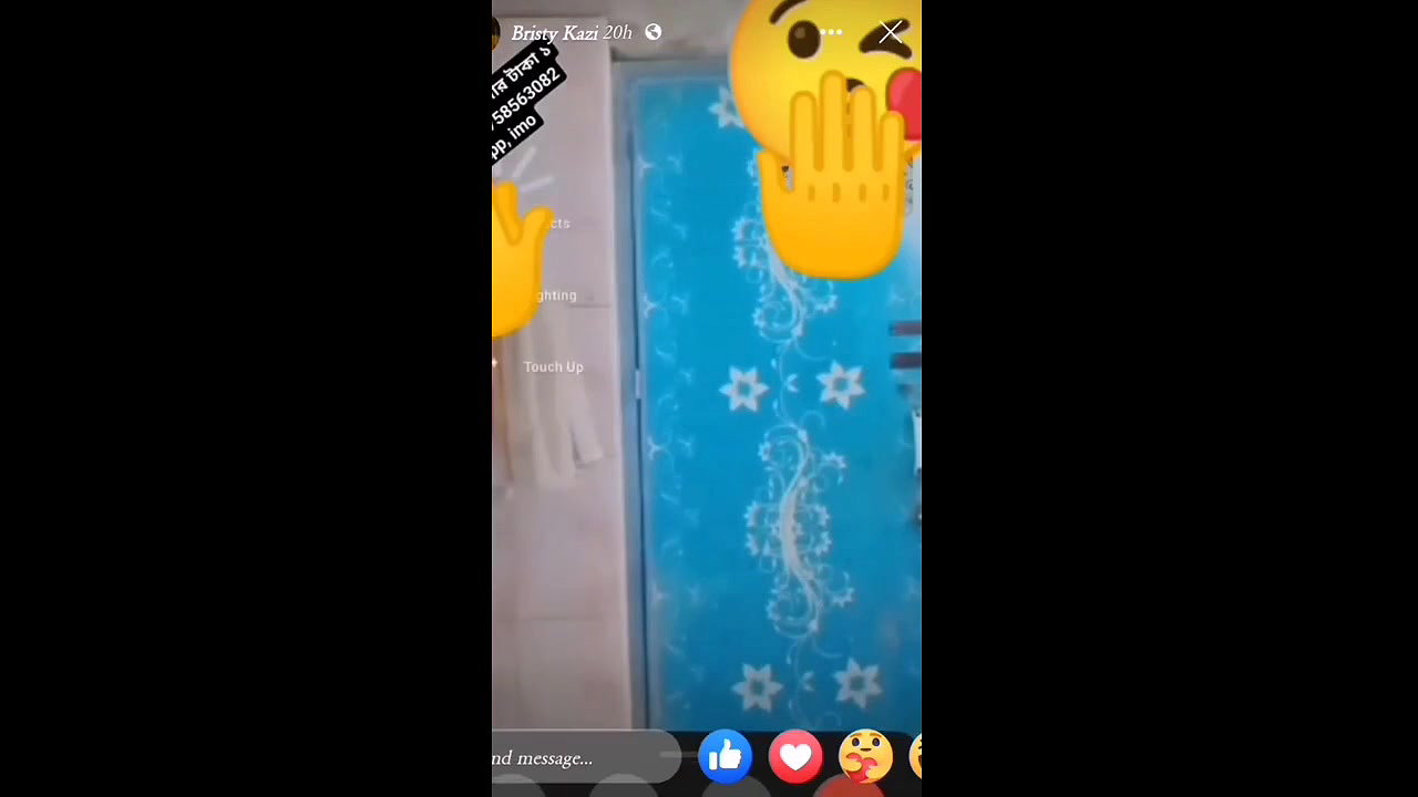 Beautiful Girl Showing and Bathing