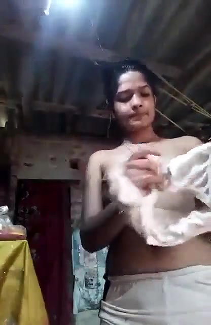 Village Girl After Bathing