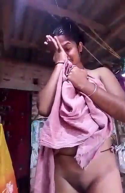 Village Girl After Bathing
