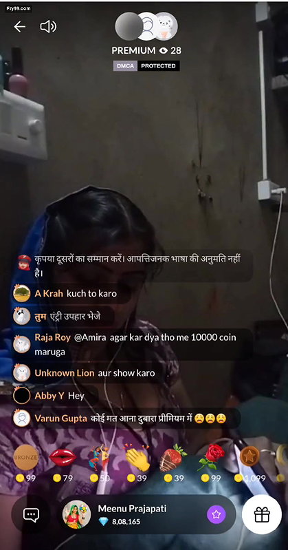 Meenu Prajapati Sexy Hot Live
