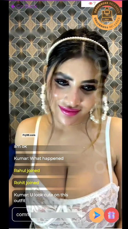 Most Demanded Actress Live, Rivika Mani In Transparent Bikni Live Show 23 Mins With Voice