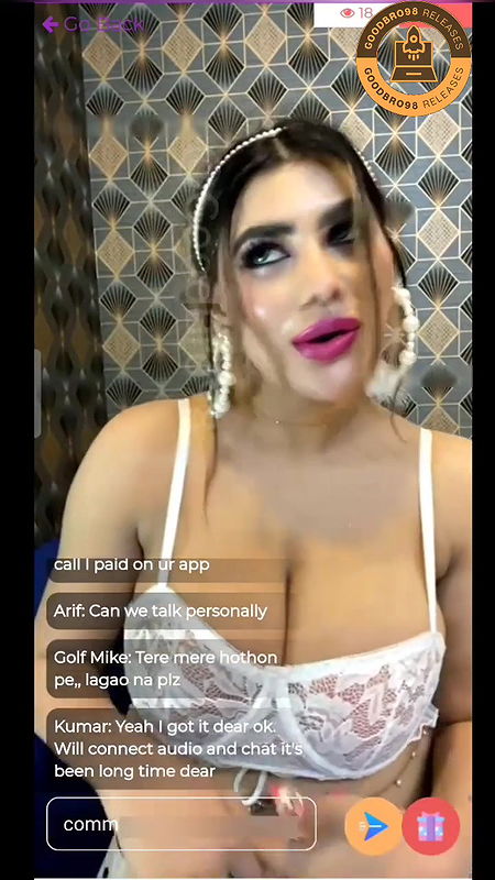 Most Demanded Actress Live, Rivika Mani In Transparent Bikni Live Show 23 Mins With Voice