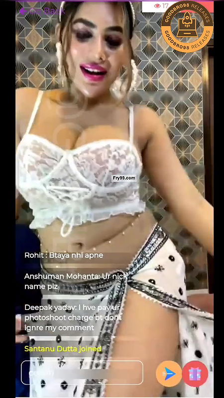 Most Demanded Actress Live, Rivika Mani In Transparent Bikni Live Show 23 Mins With Voice