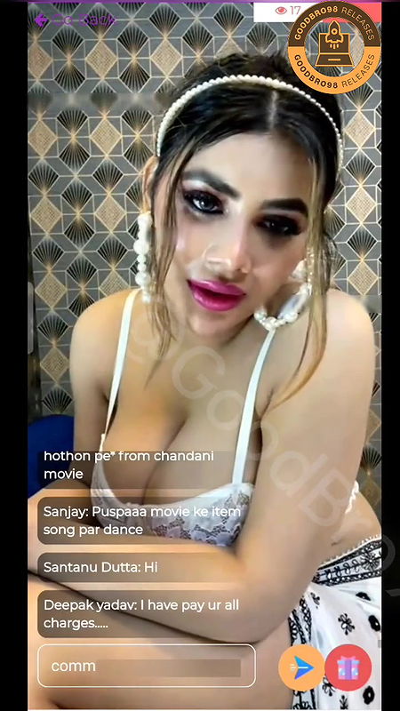 Most Demanded Actress Live, Rivika Mani In Transparent Bikni Live Show 23 Mins With Voice