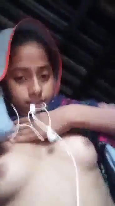 Village Girl Showing Boobs