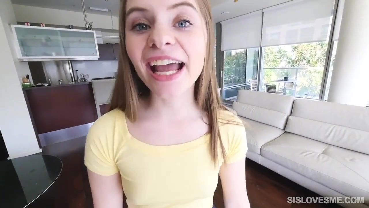 Blue-eyed angel Alice March is sucking a huge black penis on the knees