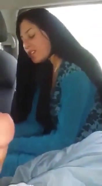 Giving blowjob inside car1