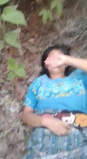 Innocent Face Village Girl Enjoying with Boyfriend Outdoor
