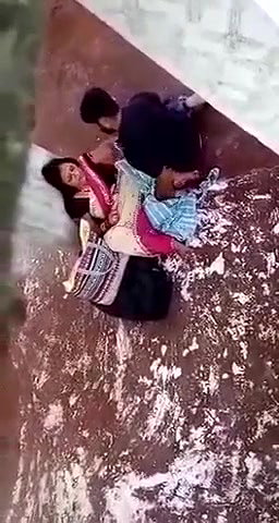 Mature bhabhi outdoor with lover