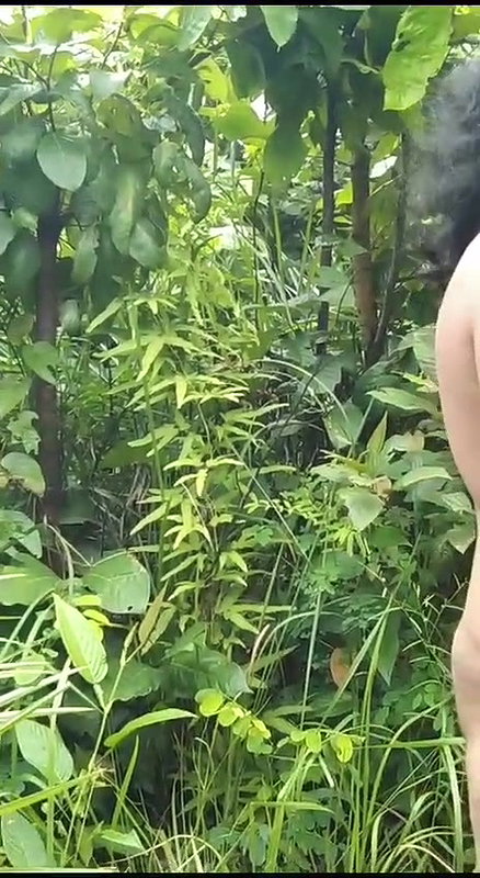 Beautiful girl fucking in jungle